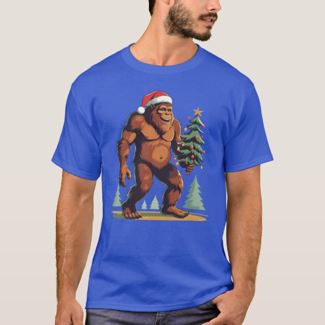 Camiseta Christmasree Santa Hat (Frente)