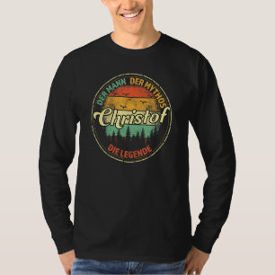 Camiseta Christof O Homem O Mito A Lenda Dia dos Pais