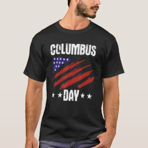 Camiseta Christopher Columbus Day Flag América Colombo