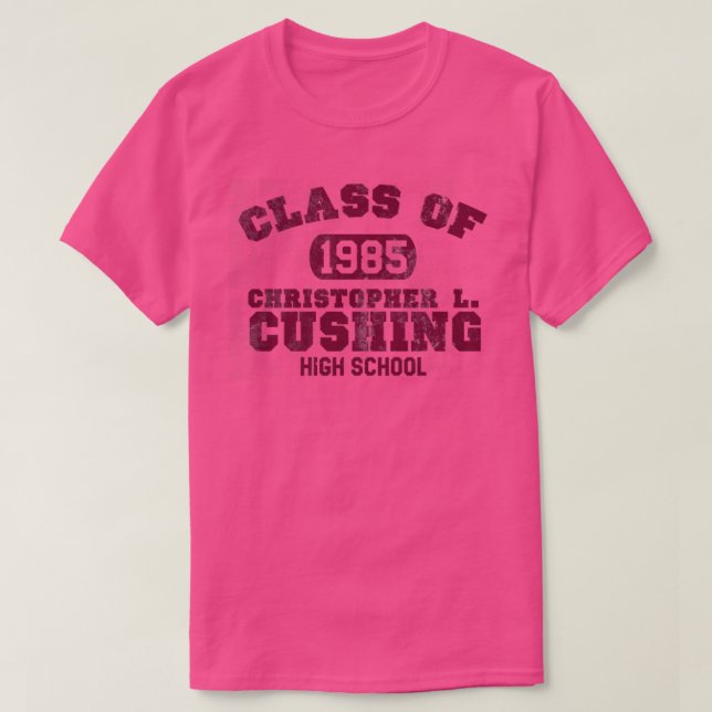 Camiseta Christopher L Cushing High School aflita-se de (Frente do Design)
