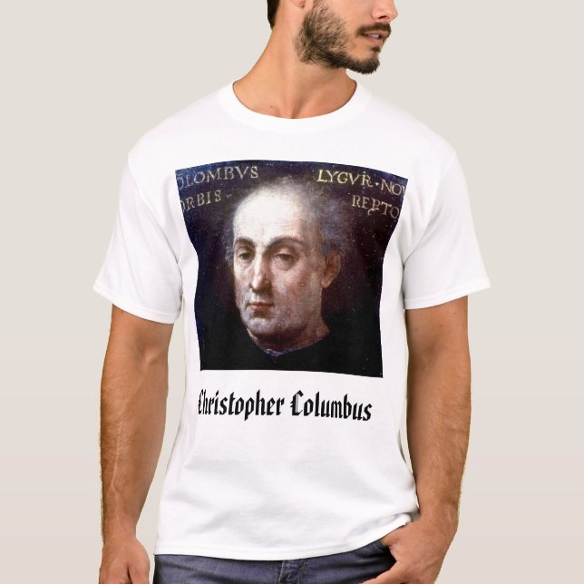Camiseta ChristopherColumbus, Cristóvão Colombo (Frente)