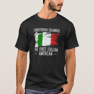 Camiseta Christophers Colombo O Primeiro P Italiano America