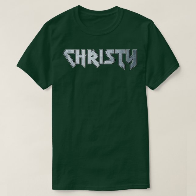 Camiseta Christy de metal pesado (Frente do Design)