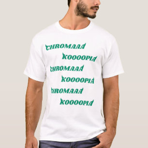 Camiseta Chromakopia Chrooomaaa Kooopia Bold Ecos de S