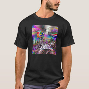Camiseta Chrome Psychedelic Dreamworld Original Gen Digital