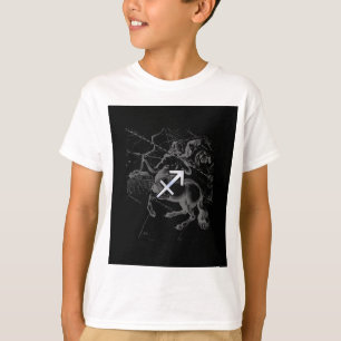 Camiseta Chrome Sagittarius Símbolo Zodiac Hevelius cerca 