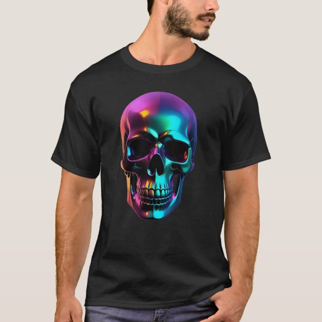 Camiseta Chrome Skull T-Shirt (Frente)