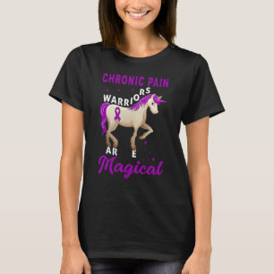 Camiseta Chronic Pain Awarness Guerreiros Unicorn Magical F
