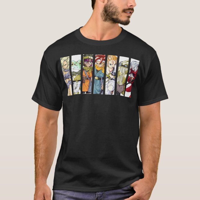 Camiseta Chrono Trigger Main Characters (Frente)