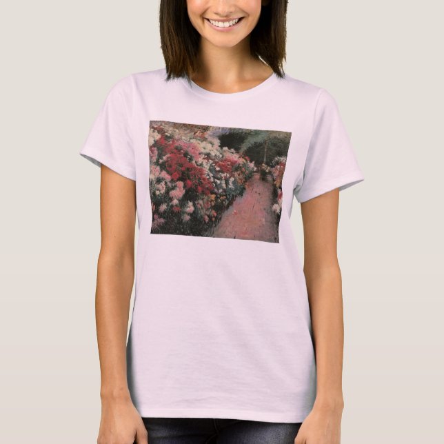 Camiseta Chrysanthemums por Dennis Bunker Miller, Belas Art (Frente)