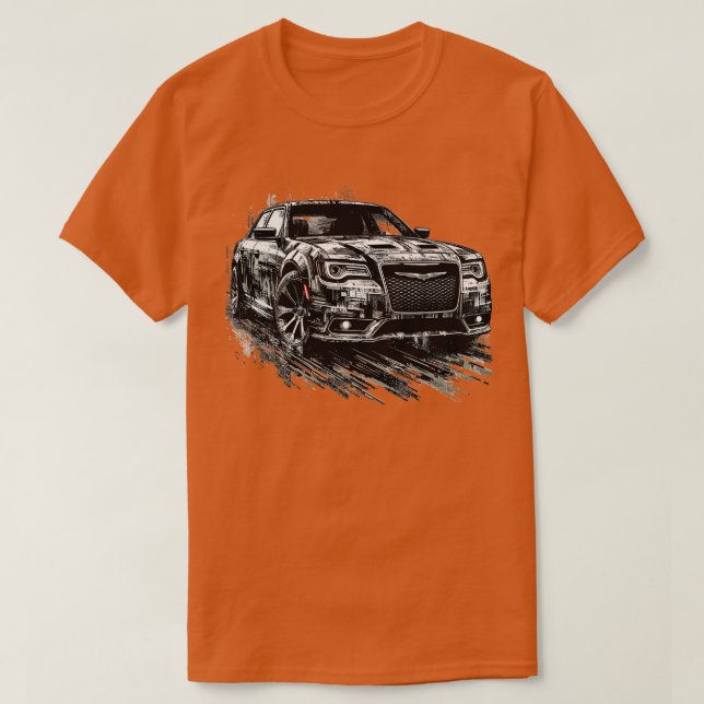 Camiseta Chrysler 300 8 (Frente do Design)