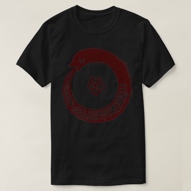 Camiseta Chrysopoeia Ouroboros (Frente do Design)
