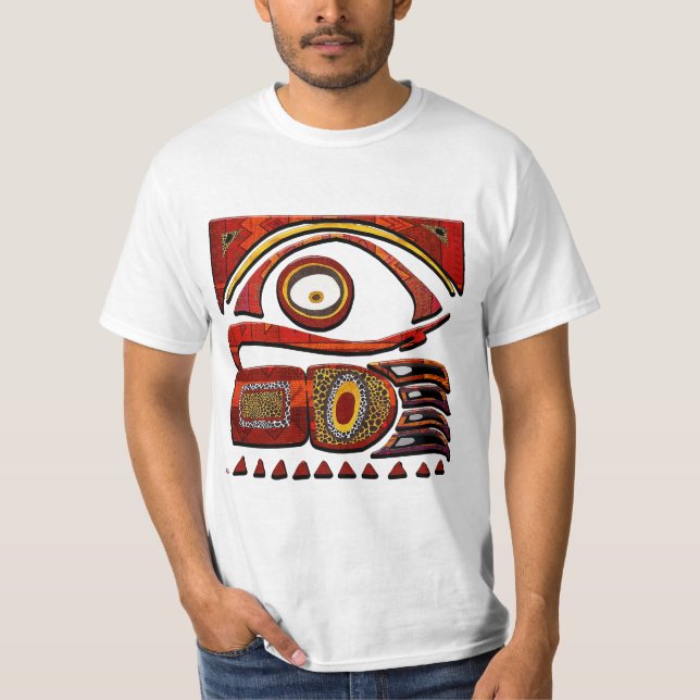 Camiseta Chu Mtu African Folk Art (Frente)