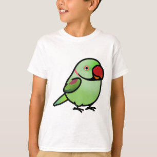 Camiseta Chubby Alexandrine Indian Ringneck Parakeet