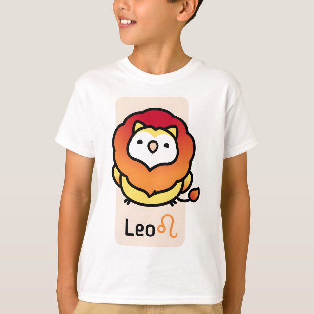 Camiseta Chubby Bird Zodiac Leo (Frente)