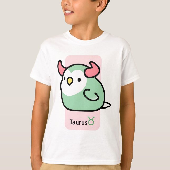 Camiseta Chubby Bird Zodiac Taurus (Frente)