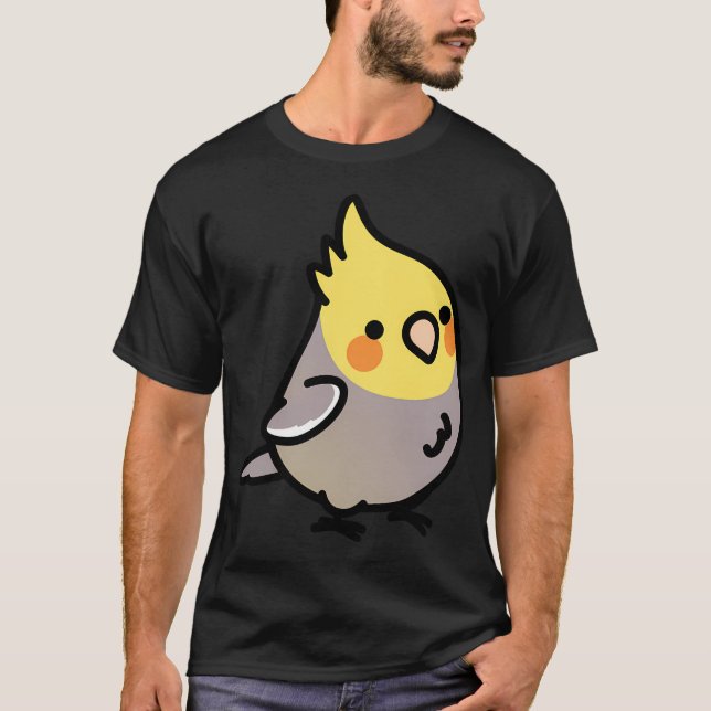 Camiseta Chubby Cinnamon Cockatiel (Frente)