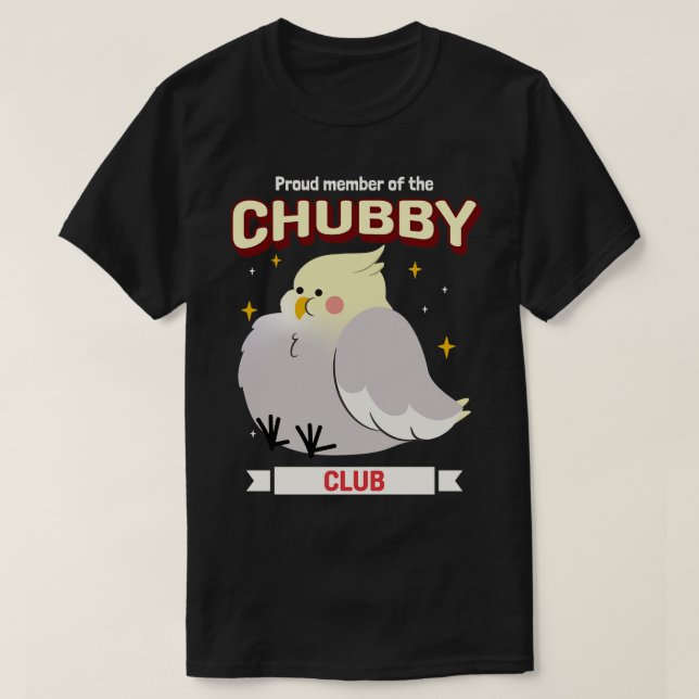 Camiseta Chubby Club Bird (Frente do Design)