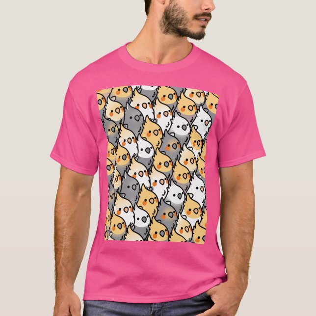 Camiseta Chubby Cockatiel (Frente)