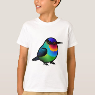 Camiseta Chubby Fiery-throated Hummingbird