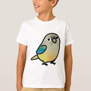 Camiseta Chubby Green Cheek Turquoise Conure
