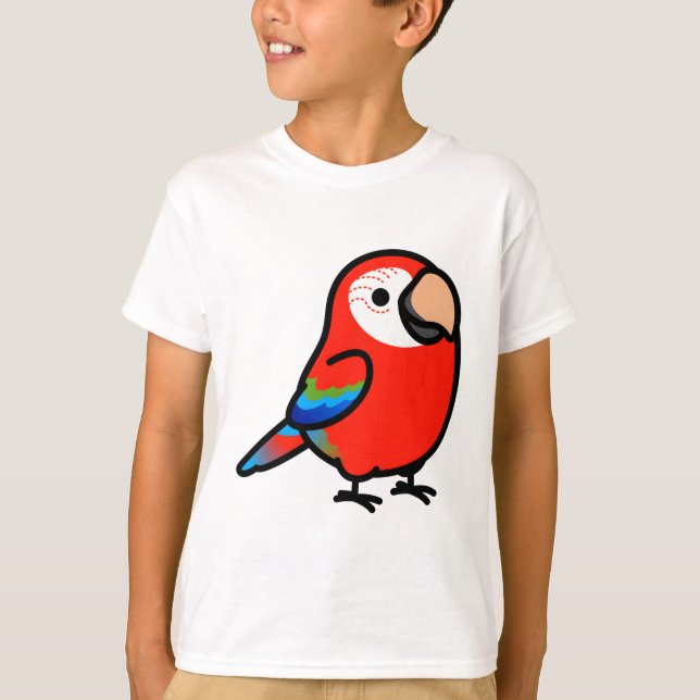 Camiseta Chubby Green-Winged Macaw (Frente)