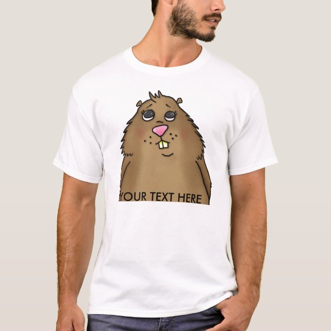 Camiseta Chubby Hamster T-Shirt (Frente)