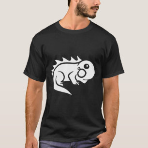 Camiseta Chubby Iguana Herbivorous Lizard Sharp Eye Specie
