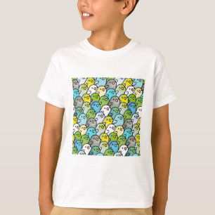 Camiseta Chubby Parrotlet Pattern