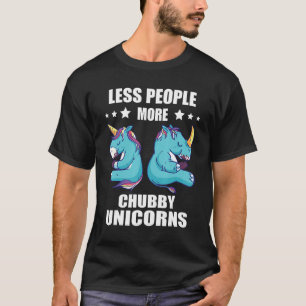 Camiseta Chubby Unicórnios Rinocerontes Direitos Animais Me
