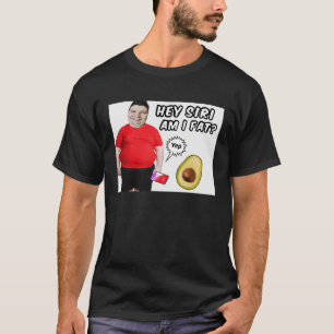 Camiseta Chubby Weight Water Fat Nikocado Avocado Meme Pun