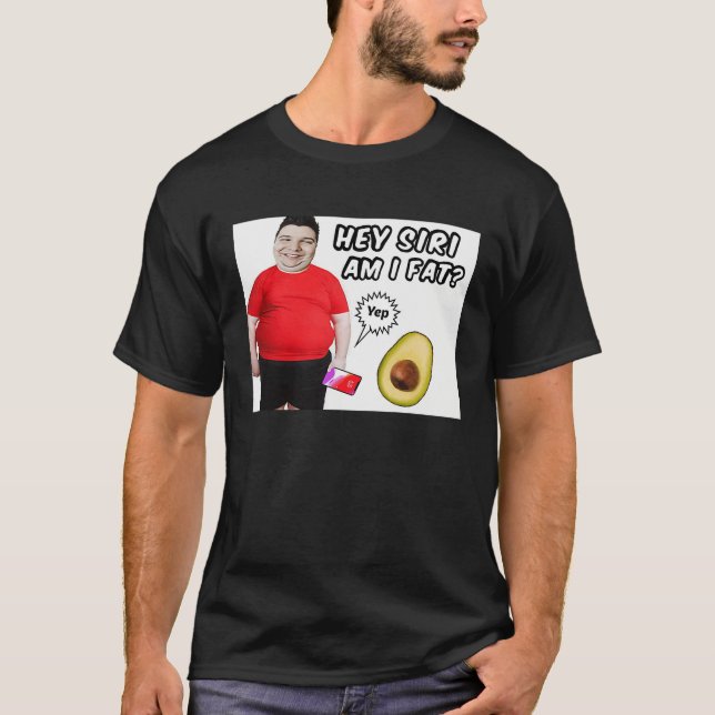 Camiseta Chubby Weight Water Fat Nikocado Avocado Meme Pun  (Frente)