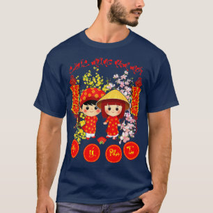 Camiseta Chuc Mung Nam Moi 2022 Ano Lunar Vietnamita