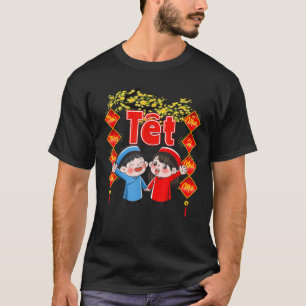Camiseta Chuc Mung Nam Moi 2022 Lunar Vietnamita Ano Novo T