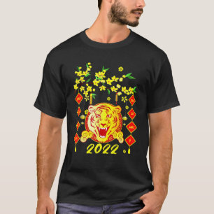 Camiseta Chuc Mung Nam Moi Tet Nham Dan Tiger Zodiac Kids F