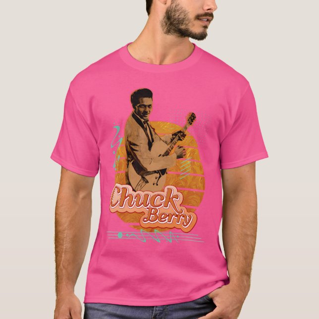 Camiseta Chuck Berry Retro Art (Frente)