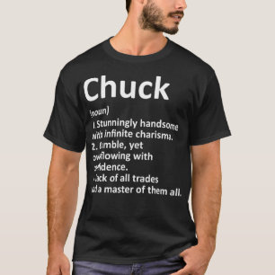 Camiseta CHUCK Definição Nome Personalizado Funny Birthday