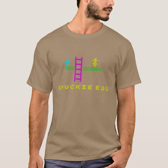 Camiseta Chuckie Egg for ZX Spectrum friends (Frente)