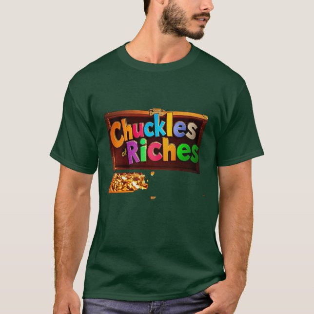 Camiseta Chuckles of Reaches: Risos cósmicos nas estrelas (Frente)