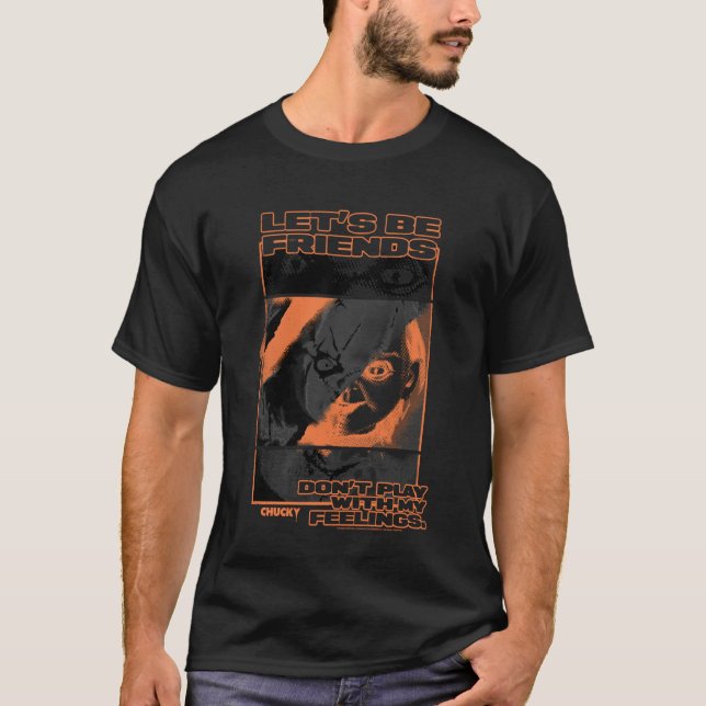 Camiseta Chucky não brinque com meus sentimentos (Frente)