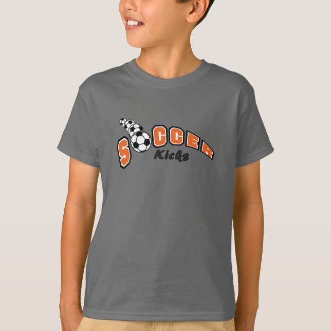 Camiseta Chucos de futebol - Laranja (Frente)
