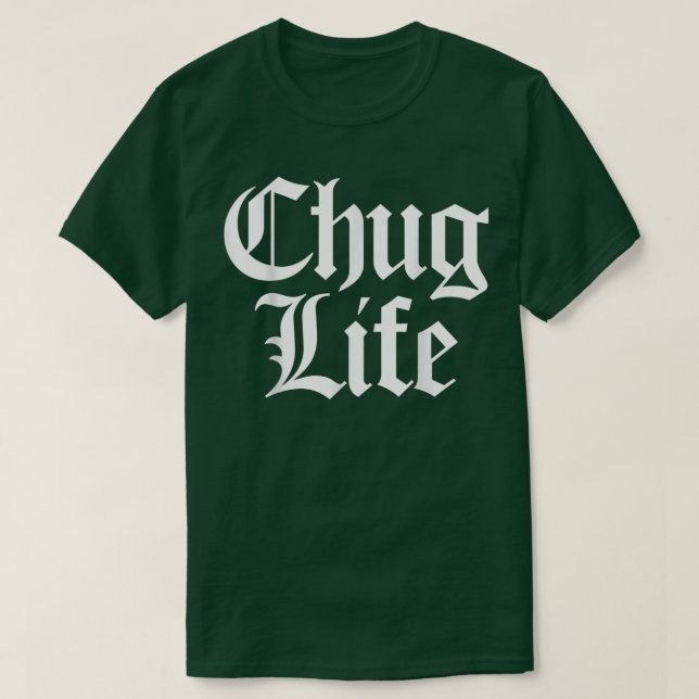 Camiseta CHUG LIFE Heavy Metal Thrash Djent Guitarist Guita (Frente do Design)