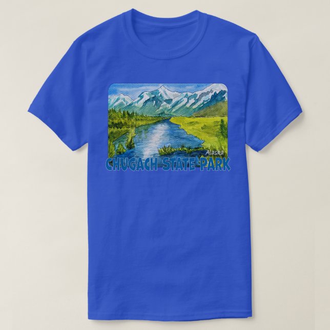 Camiseta Chugach State Park Alaska (Frente do Design)