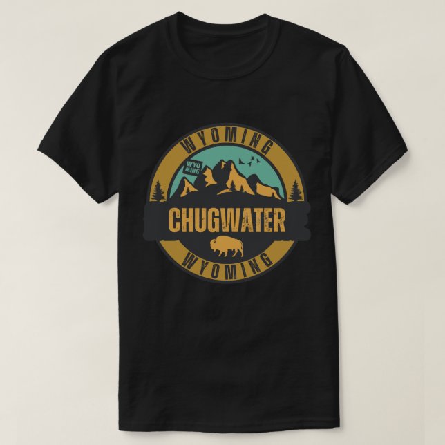 Camiseta Chugwater, Wyoming (Frente do Design)