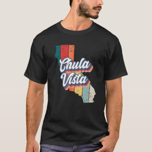 Camiseta Chula Vista City Retro Vintage Hometown Califórnia