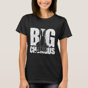 Camiseta Chungus Meme Retro Vintage Angustiado Jogo de Víde