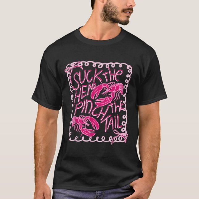 Camiseta Chupa A Cabeça, Prende-Se A Pedra Engraçada De Cra (Frente)