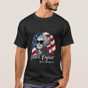 Camiseta Chupa A Inglaterra Engraçado 4 De Julho George Was