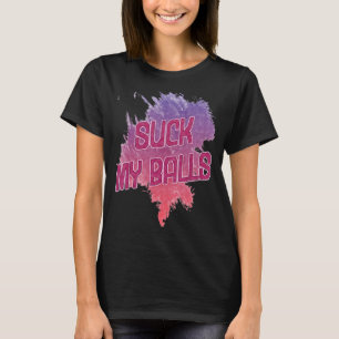 Camiseta Chupa a minha bolha Chá dizendo humor