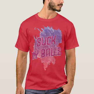 Camiseta Chupa a minha bolha Chá Engraçado Dizendo Humor